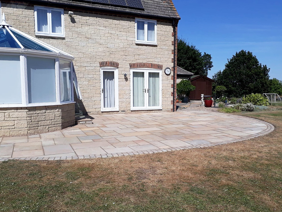 Sandstone paving detail